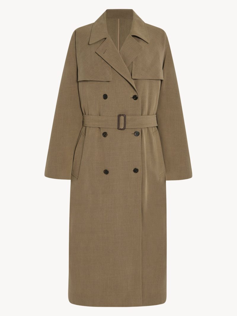 Rhydian Coat in Wool and Silk