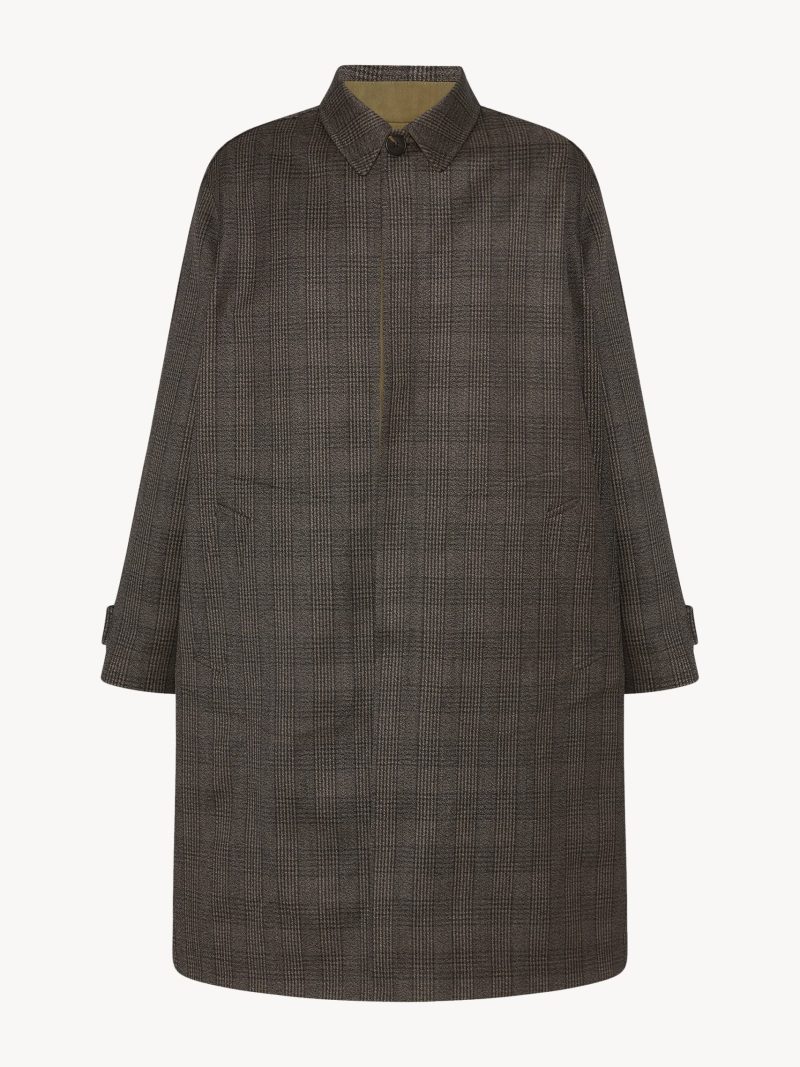 Palomar Coat in Virgin Wool and Silk