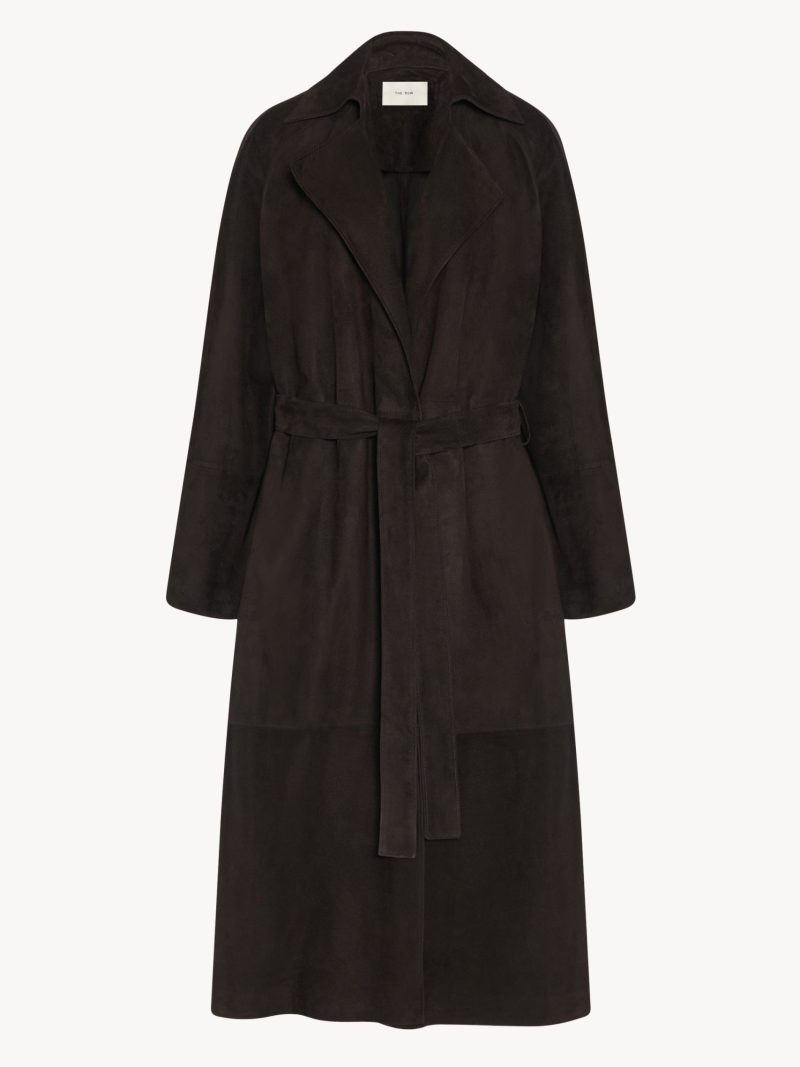 Solana Coat in Suede