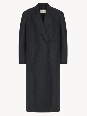 Hariet Coat in Virgin Wool and Cashmere