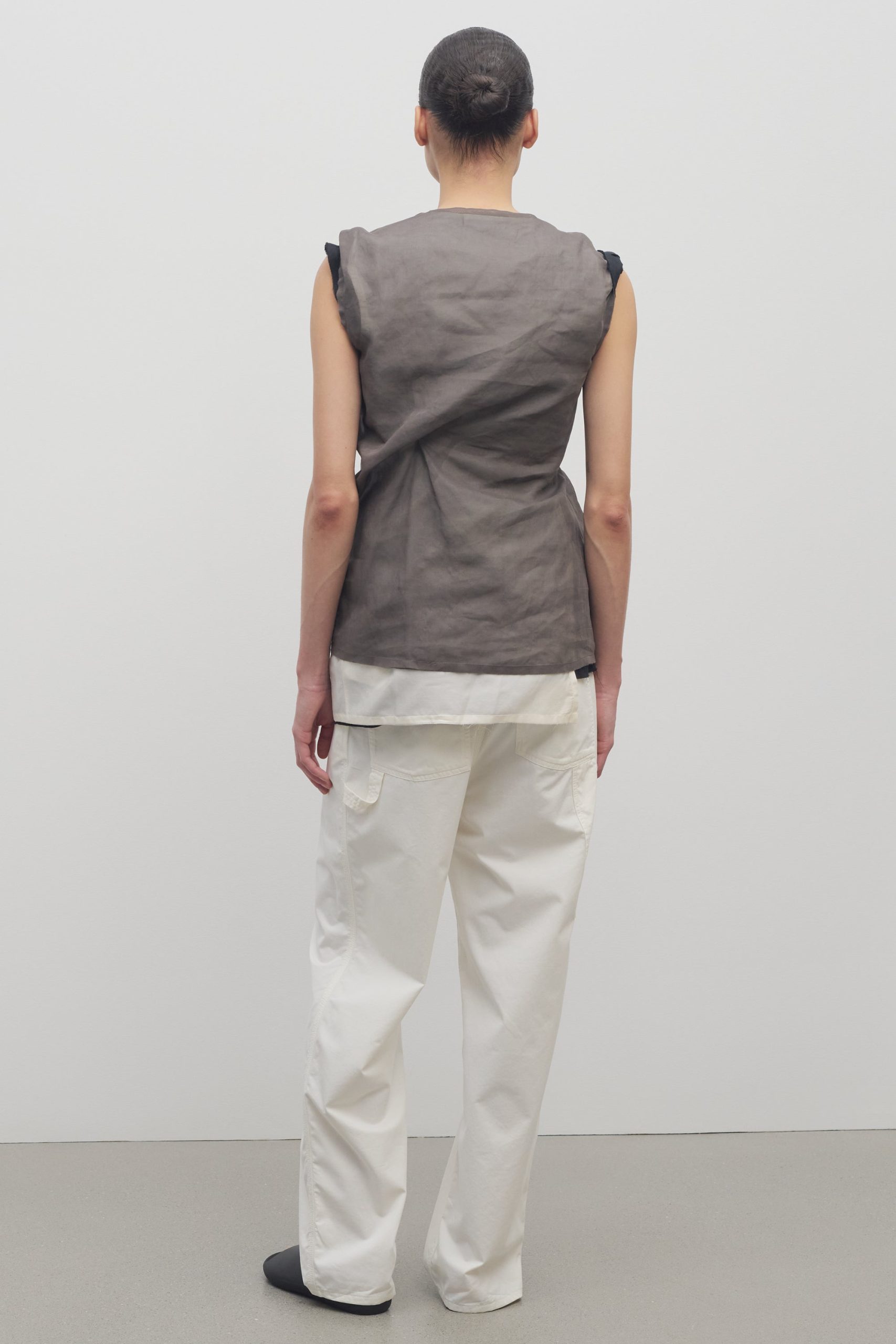 Sharka Pant in Cotton and Cashmere - Image 5