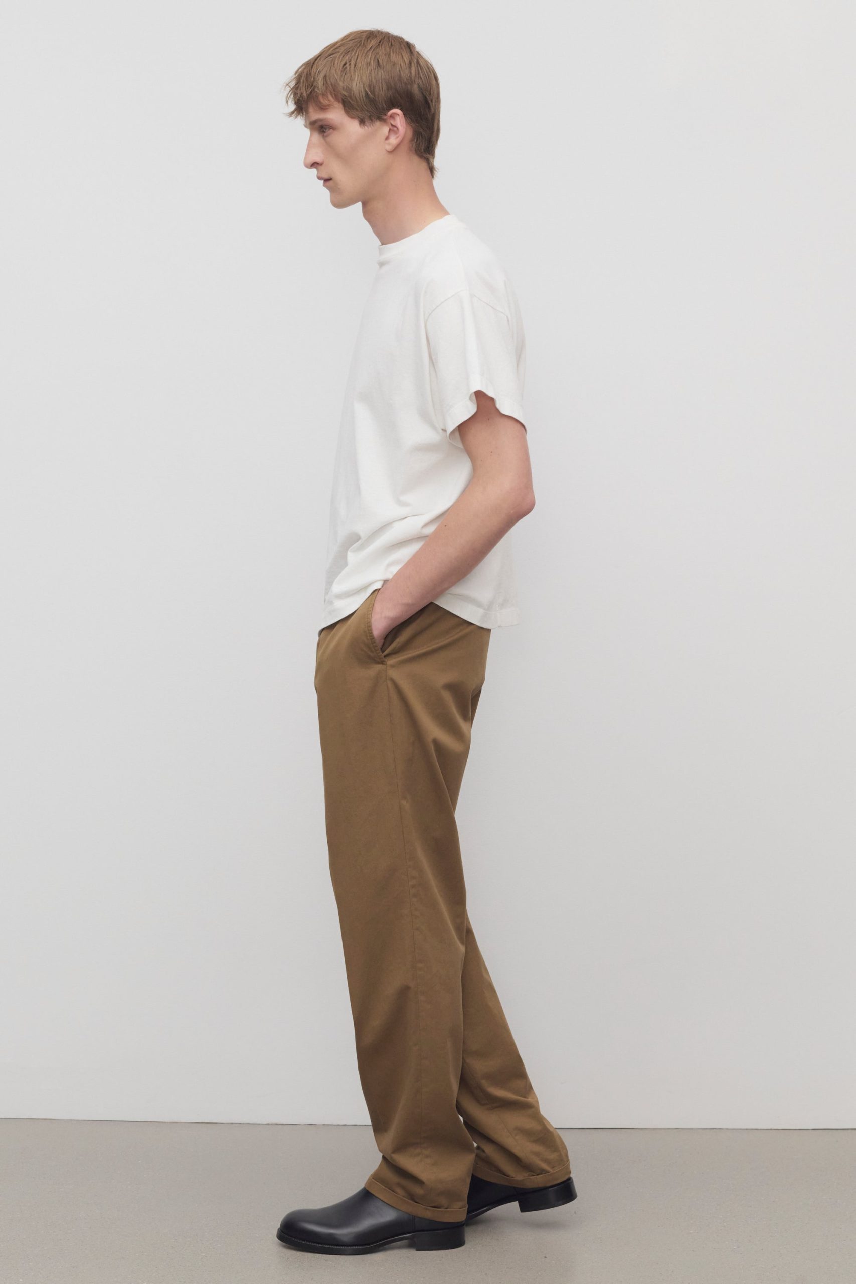 Belamy Pant in Cotton and Cashmere - Image 4