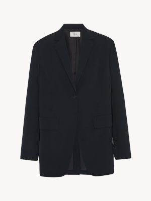 Obine Jacket in Viscose and Wool