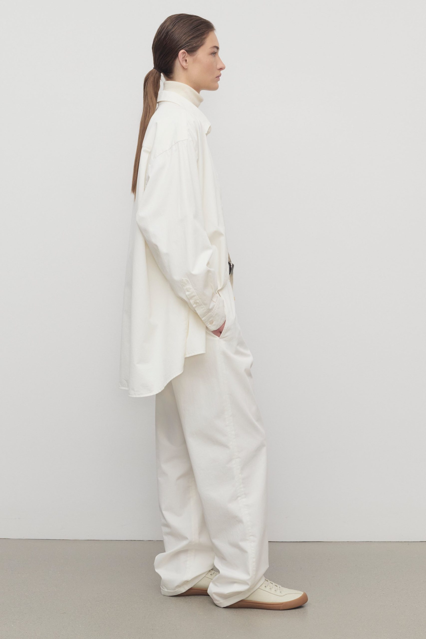 Neriah Pant in Cotton and Cashmere - Image 4