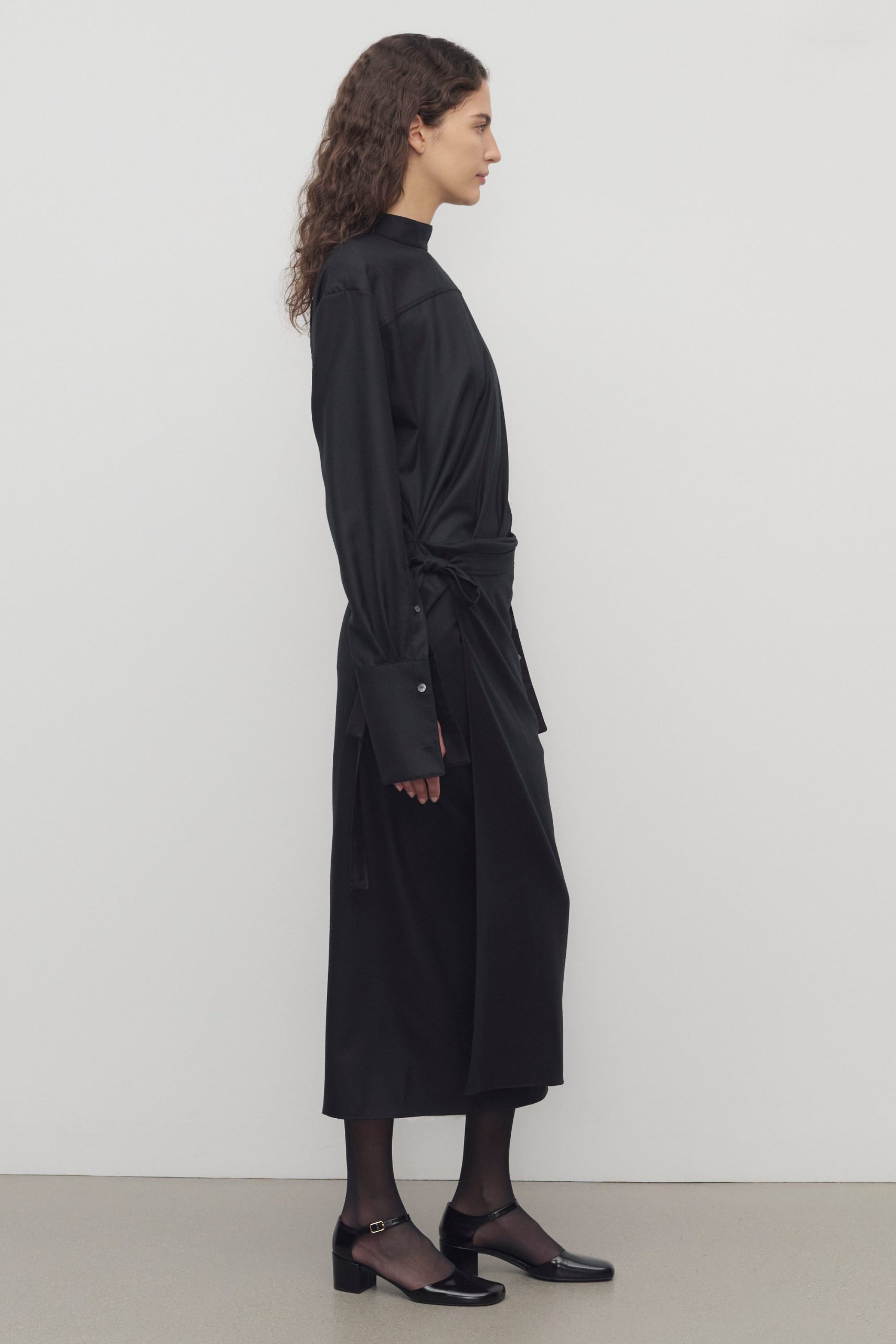 Thalassa Dress in Virgin Wool - Image 4