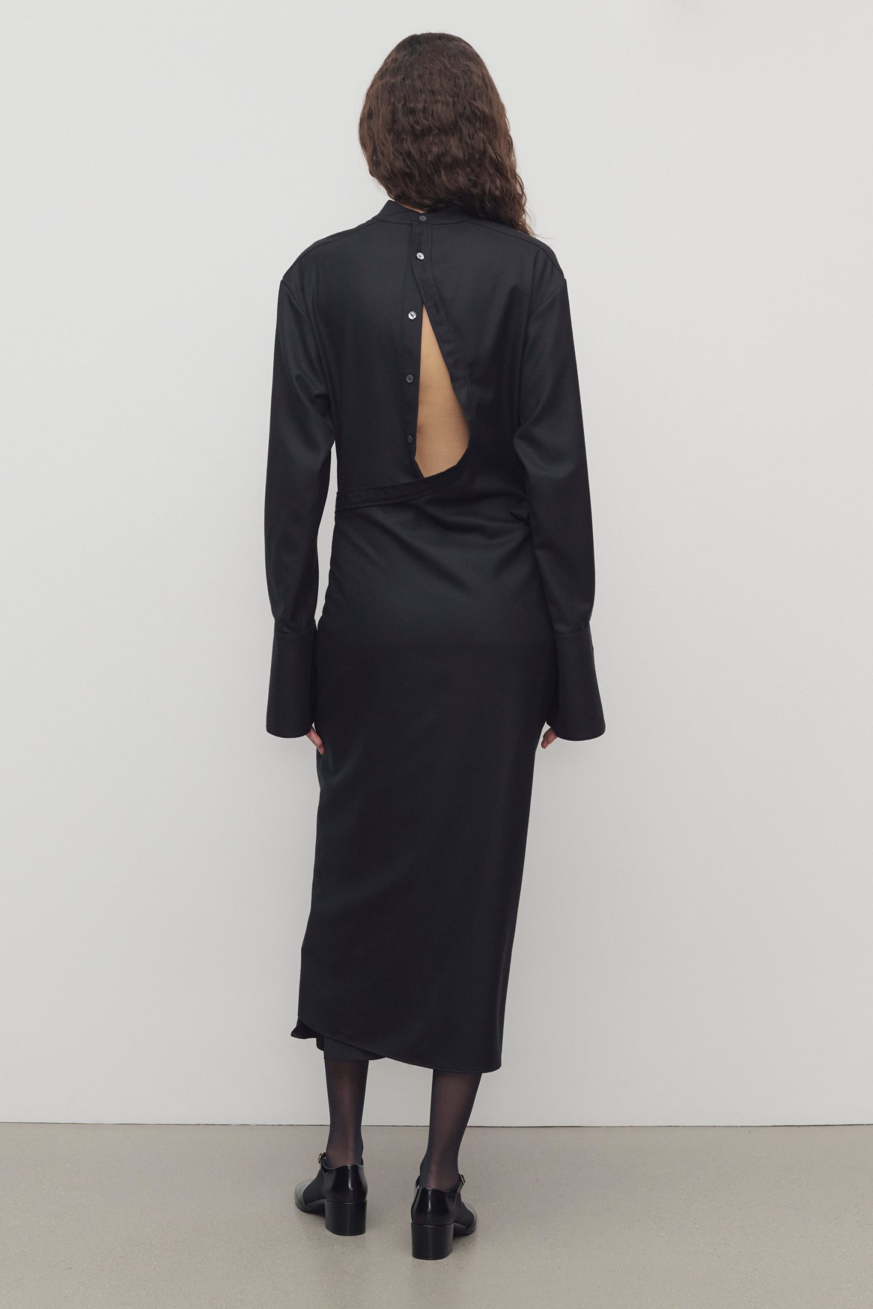 Thalassa Dress in Virgin Wool - Image 5