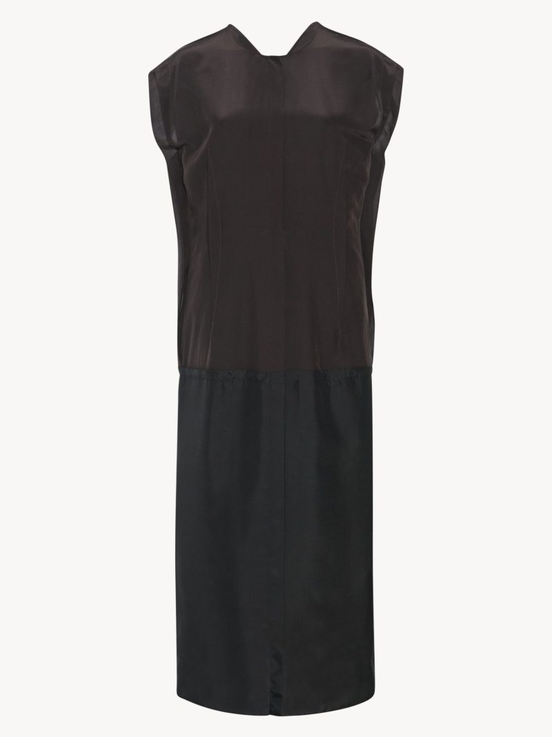 Irena Dress in Viscose and Silk