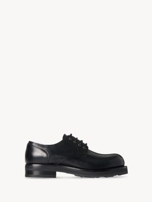 Derby Lug Sole Shoe in Leather