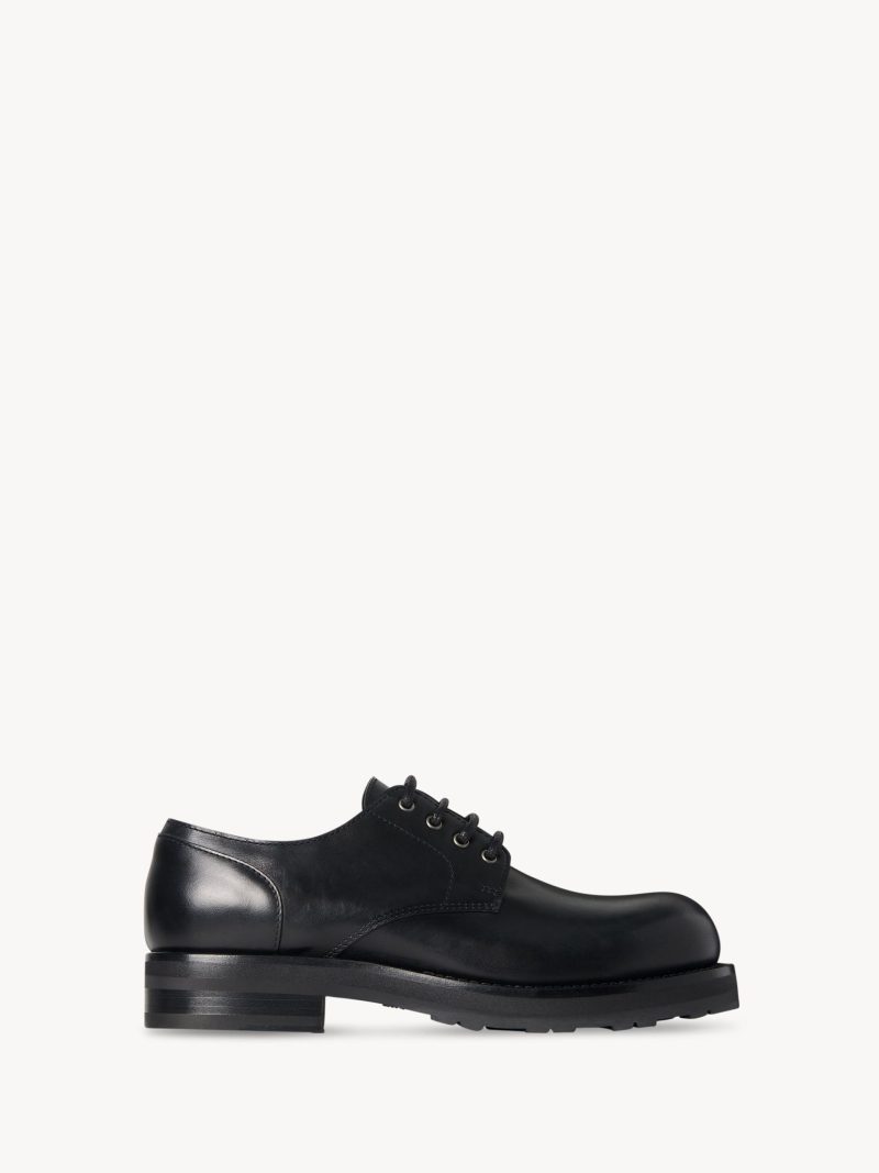 Derby Lug Sole Shoe in Leather