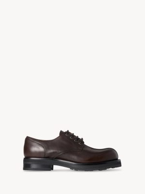 Derby Lug Sole Shoe in Leather