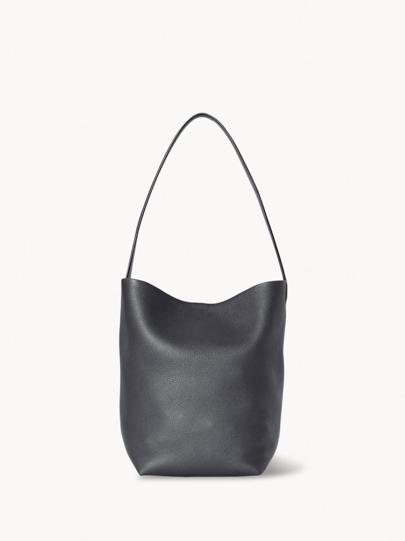 Medium N/S Park Tote Bag in Leather