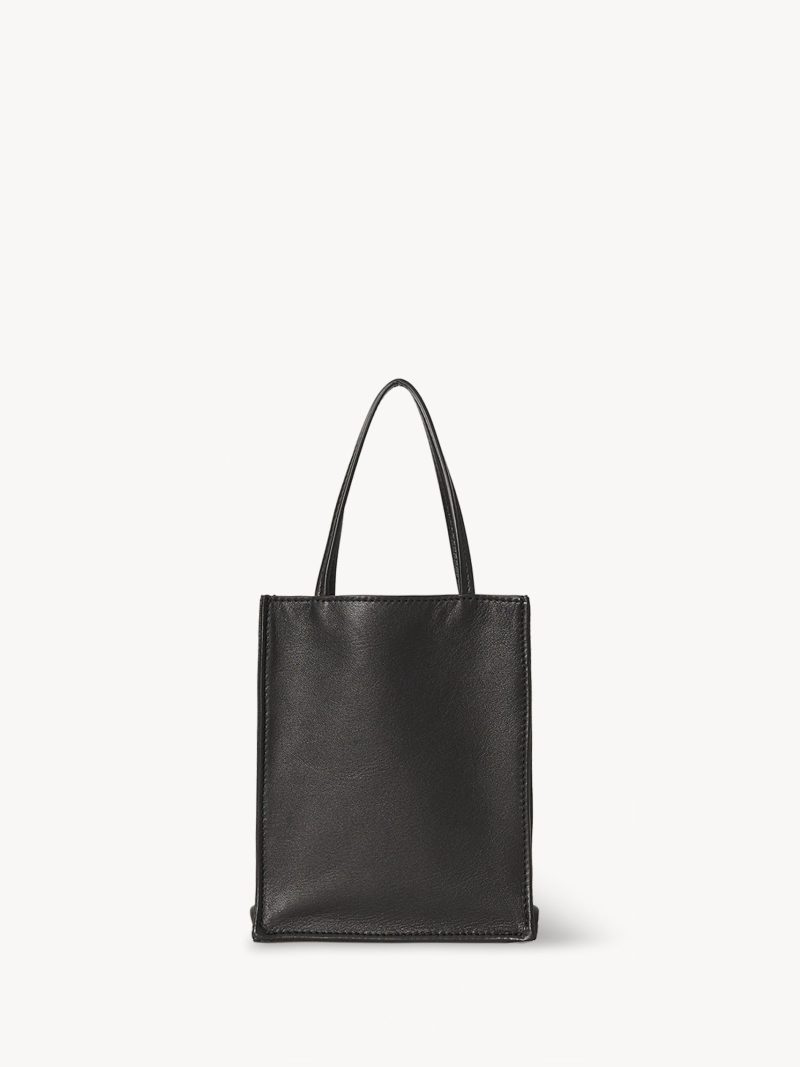 Small To Go Tote Bag in Leather