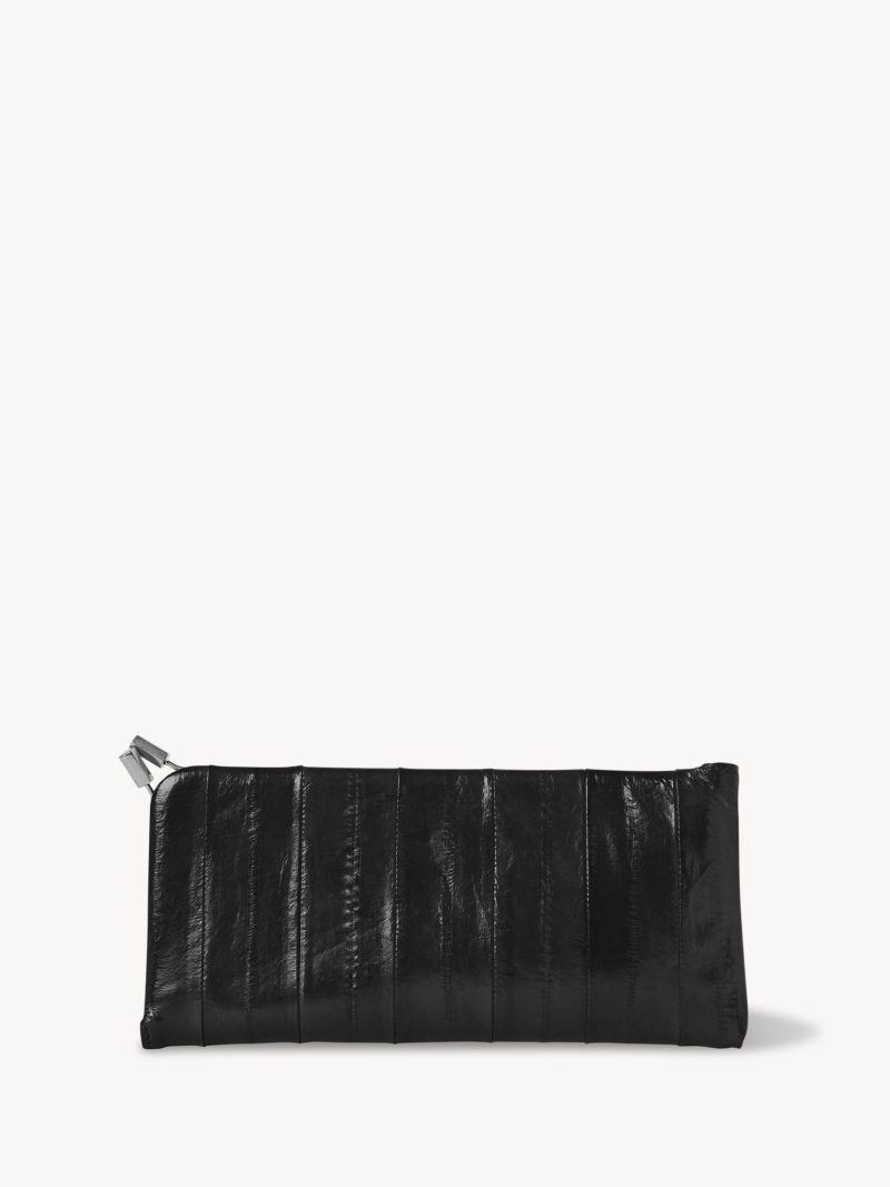 Clasp Sunglasses Case in Eel