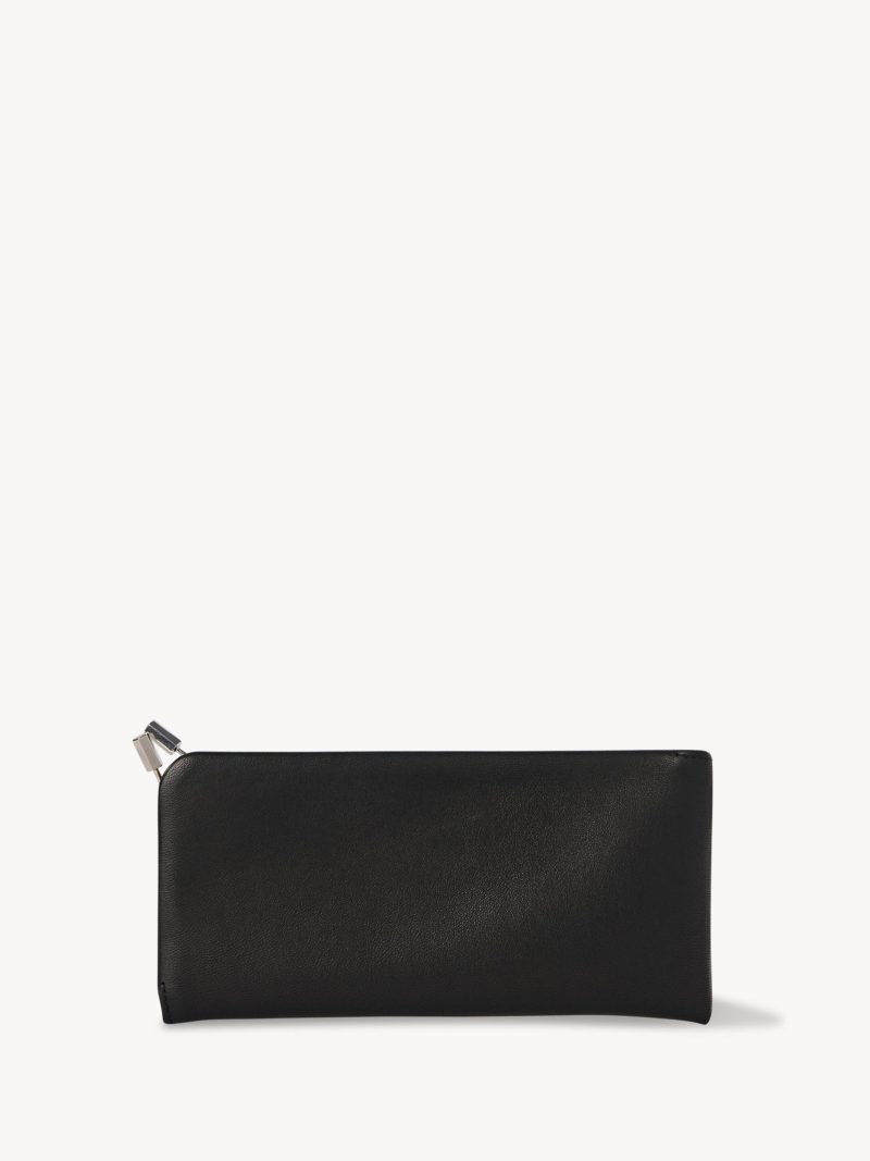 Clasp Sunglasses Case in Leather