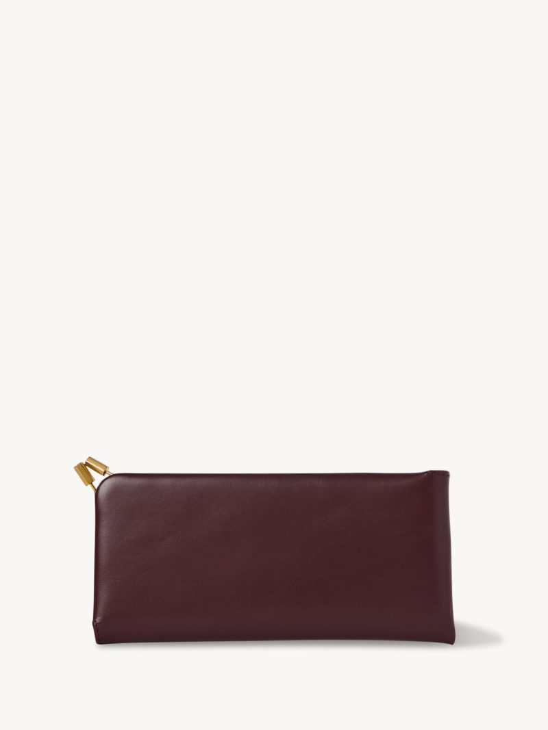 Clasp Sunglasses Case in Leather