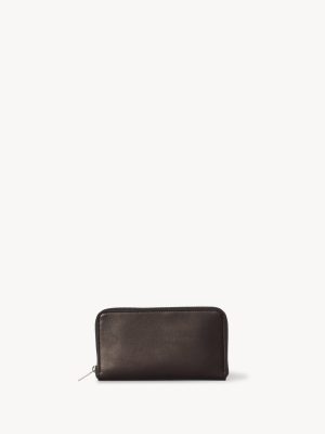 Large Zip Wallet in Leather