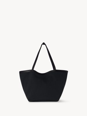 Park Tote Three Canvas Bag in Cotton and Leather