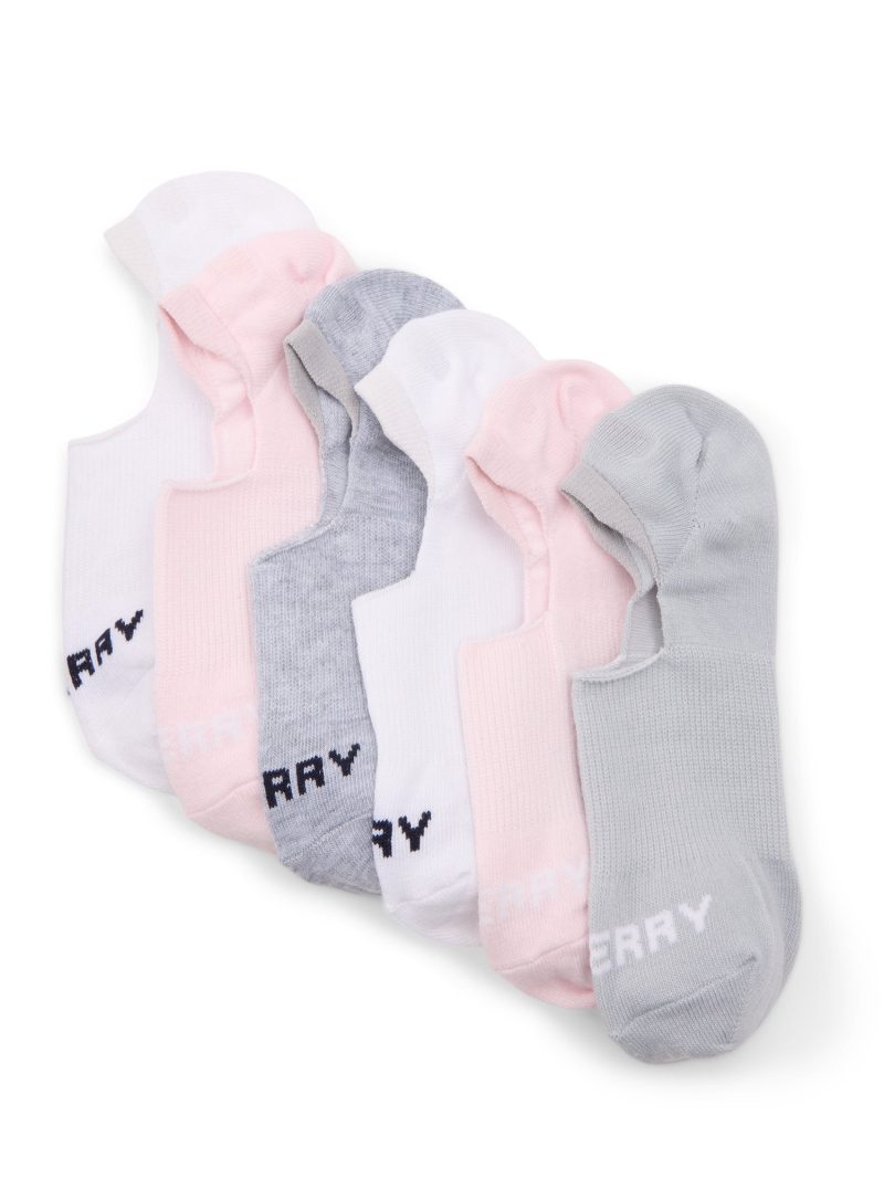 Ladies 6-pack No-Show Socks